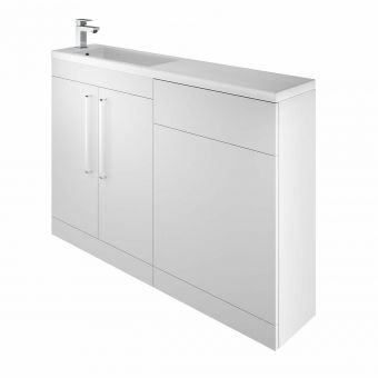 The White Space Scene I Shape Unit and Basin in Gloss White