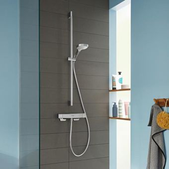 hansgrohe Ecostat E Shower Thermostat For Exposed Installation in Chrome