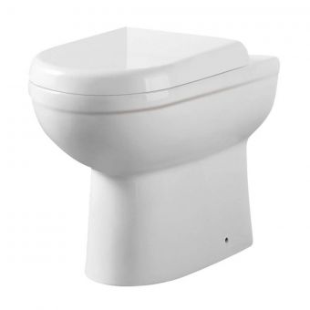 Essentials Pecos Comfort Height Back to Wall Toilet