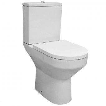 Essentials Benue Comfort Height Close Coupled Toilet