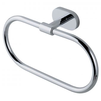 Essentials Cingino Towel Ring in Chrome