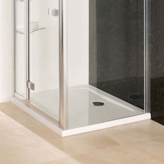 Essentials Tana Rectangular ABS Stone Resin Shower Tray