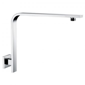 Essentials Square Wall Shower Arm in Chrome