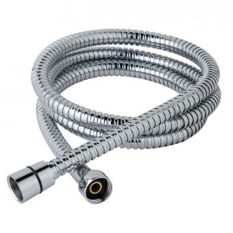 Essentials 1.5m Flexible Shower Hose with 8mm Bore in Chrome