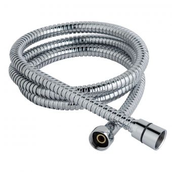 Essentials 1.5m Flexible Shower Hose with 10mm Bore in Chrome