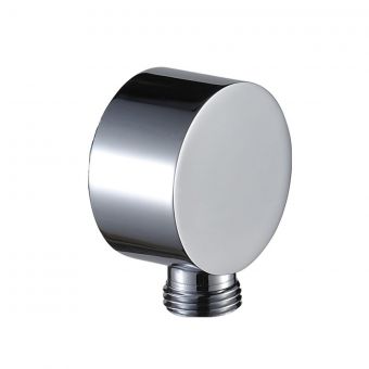 Essentials Round Outlet Elbow in Chrome
