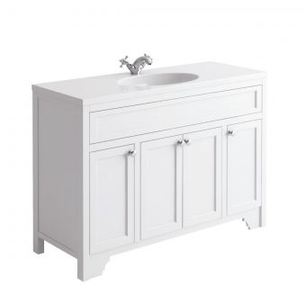 Harrogate Duchy 1200mm Vanity Unit with Basin in Arctic White