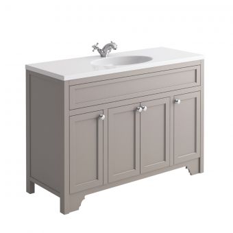 Harrogate Duchy 1200mm Vanity Unit with Basin in Dovetail Grey