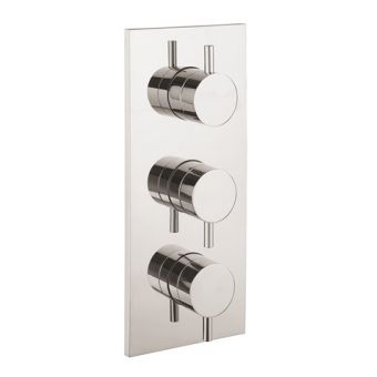 Crosswater 2 Outlet Valve Body With Chrome Collar