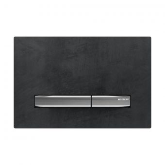 Geberit Sigma50 Dual Flush Plate with Stainless Steel Buttons