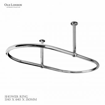 Old London Traditional Shower Rings