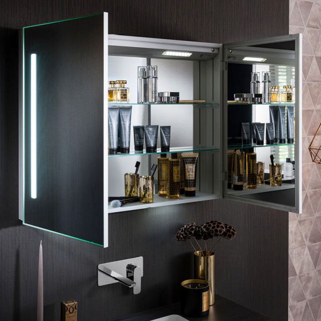 Crosswater Allure 900 Mirror Cabinet - AL9070AL