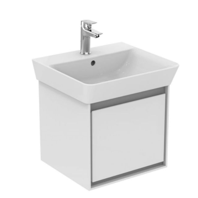 Ideal Standard Connect Air Cube Washbasin Unit 500mm With 1 Drawer - E076801