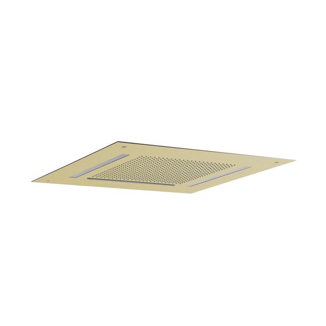 Crosswater Tranquil 500 Chromotherapy Shower Head in Brushed Brass - FHX760F
