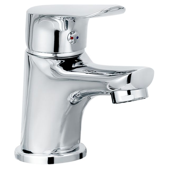 Bristan Aster Basin Mixer with Click Waste in Luminance Chrome - AST BAS C
