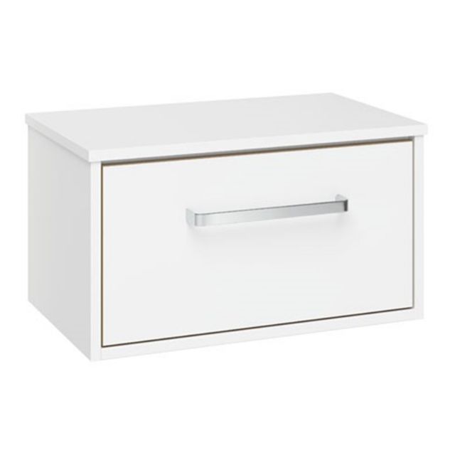 Crosswater Arena 600 Console Unit with Worktop in Pure White Gloss