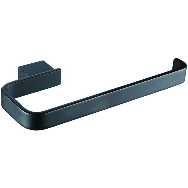 The White Space Legend Towel Holder in Black