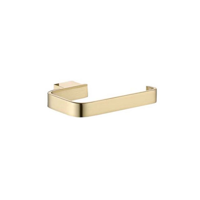 The White Space Legend Towel Holder in Brushed Brass