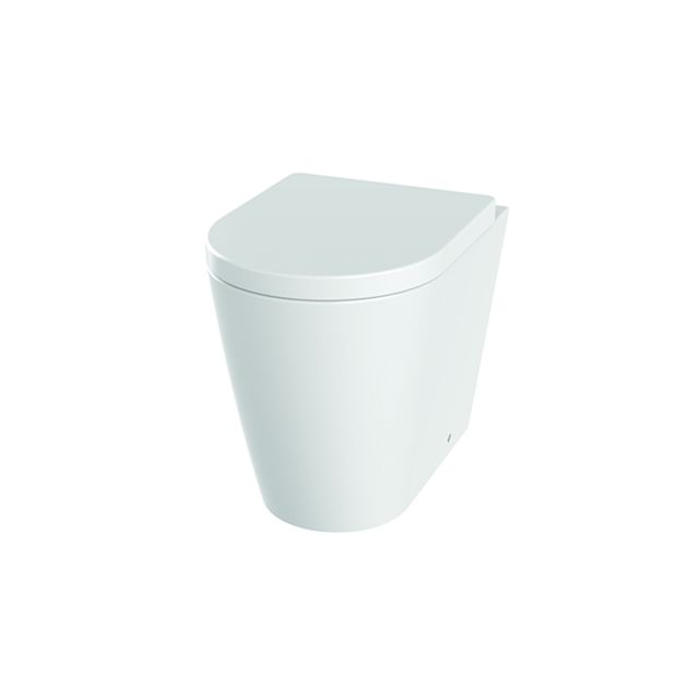 The White Space Lab Rimless Back to Wall Pan and Soft Close Seat 