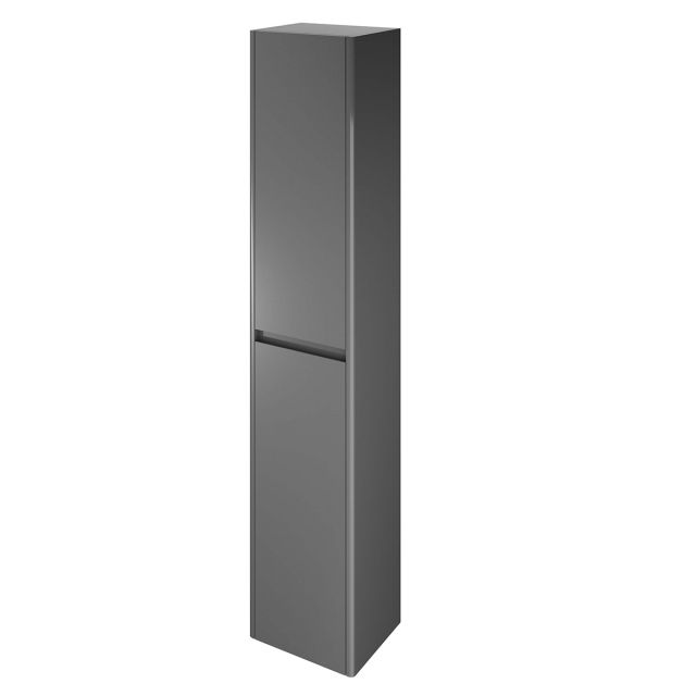 The White Space Choice 1500 mm Wall Hung Tall Unit in Dark Grey