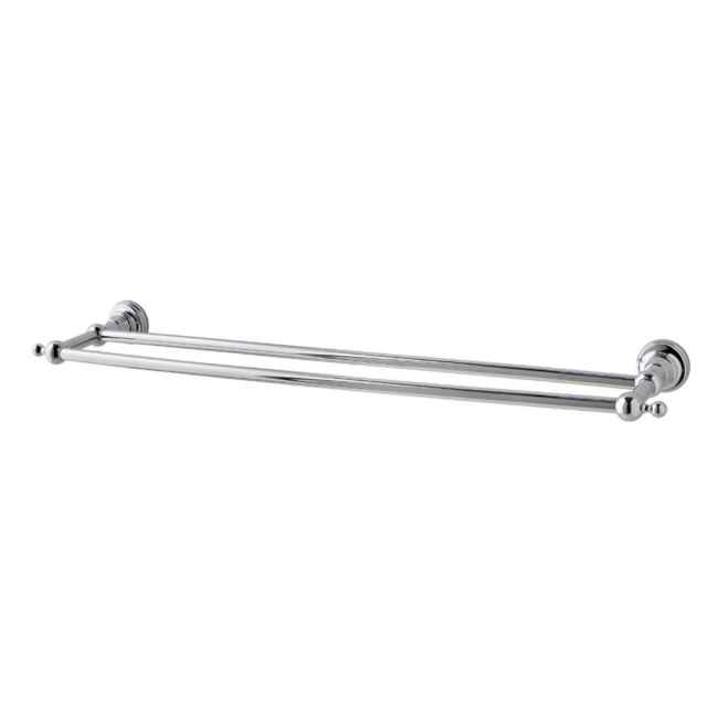 Essentials Moste Double Towel Rail in Chrome