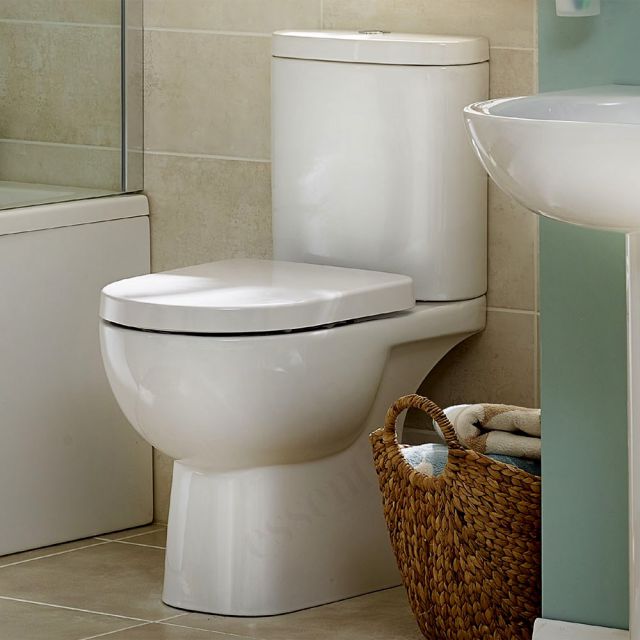 Essentials Lily Close Coupled Toilet