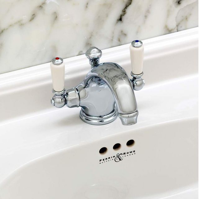 Perrin and Rowe Traditional Monobloc Basin Mixer Tap - 3635CP